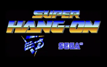 Super Hang-On screen shot title